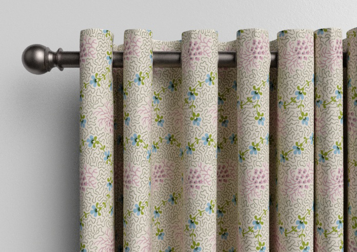Land & Shore Lorie, Multi - Made to Measure Curtains - Image 12